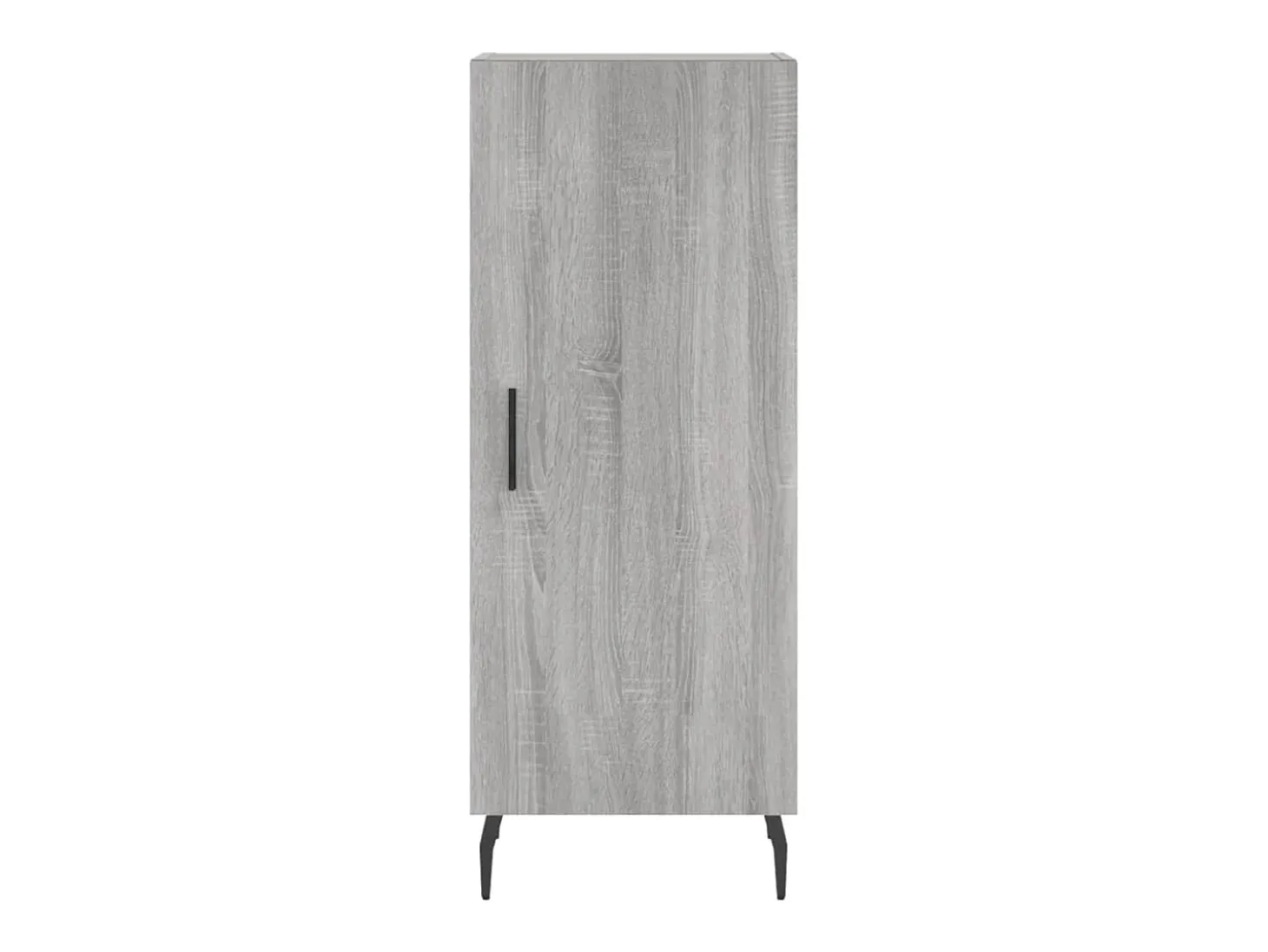 Aparador alto madera contrachapada gris Sonoma 34,5x34x180 cm