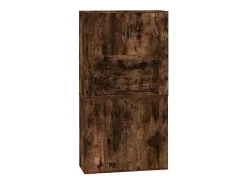 Aparador alto madera contrachapada roble ahumado