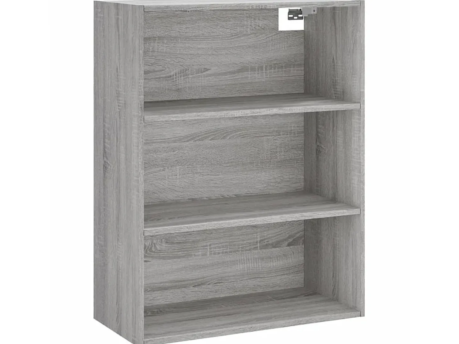 Aparador alto madera contrachapada gris sonoma 69,5x34x180 cm ES15811