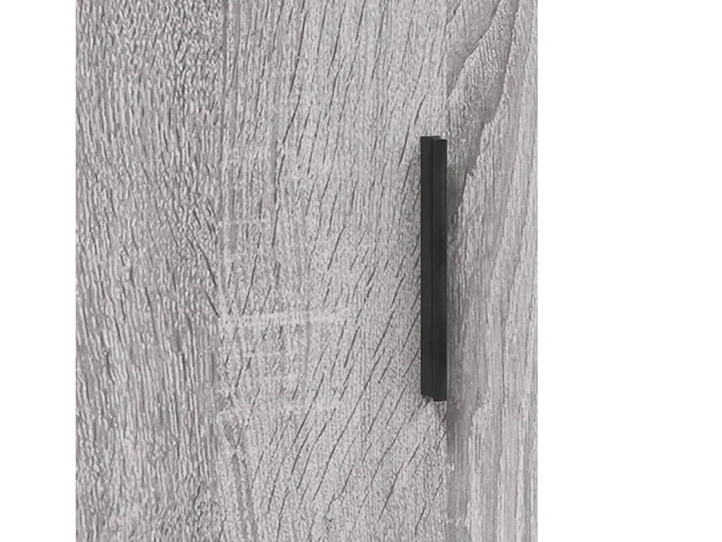 Aparador alto madera contrachapada gris sonoma 69,5x34x180 cm