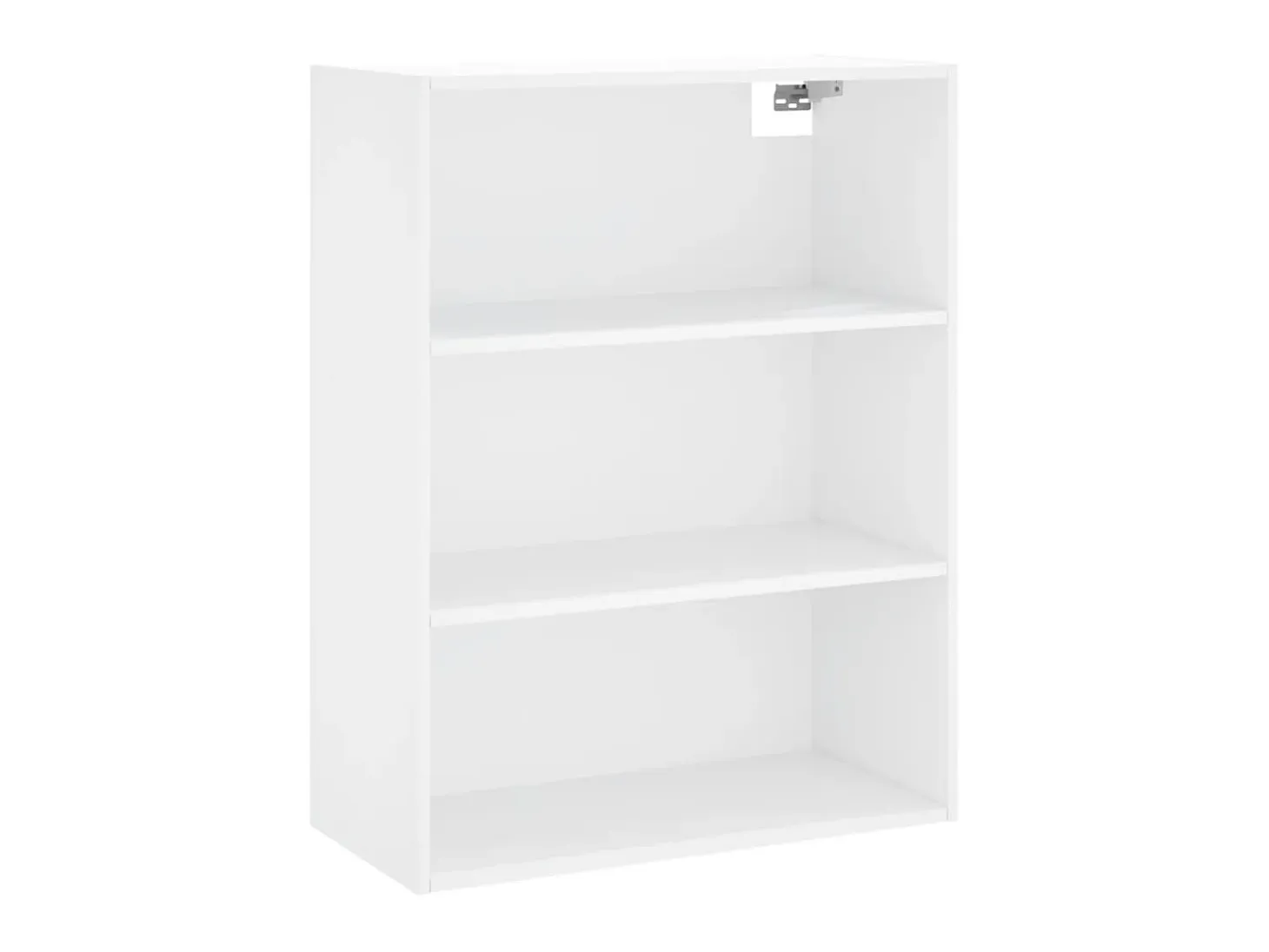 Aparador alto madera contrachapada blanco 69,5x34x180 cm ES96389