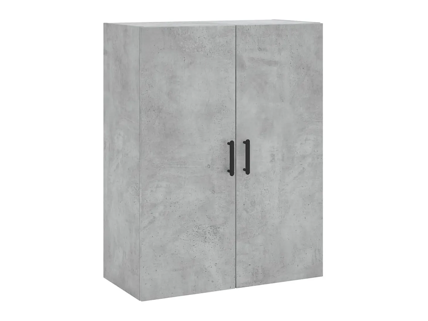 Aparador alto madera contrachapada gris hormigón 69,5x34x180 cm ES41712