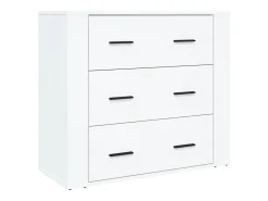 Aparador alto madera contrachapada blanco