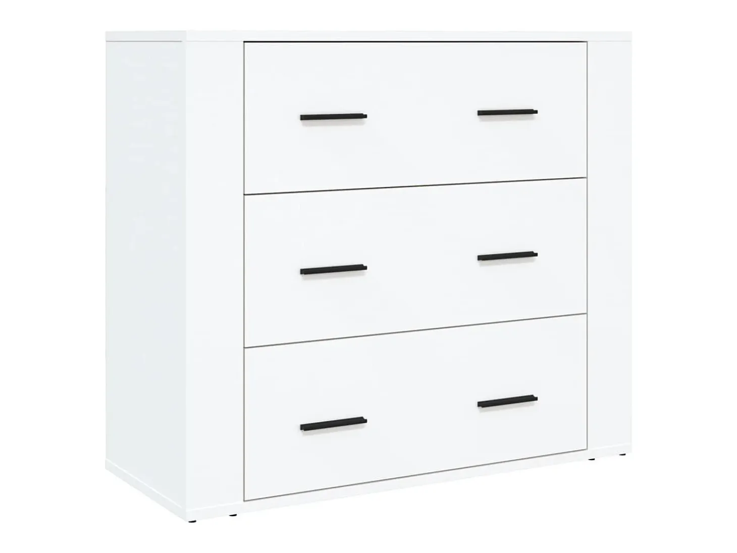 Aparador alto madera contrachapada blanco
