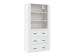 Aparador alto madera contrachapada blanco