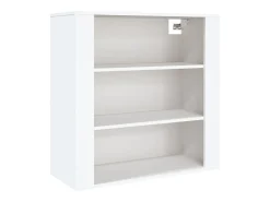 Aparador alto madera contrachapada blanco