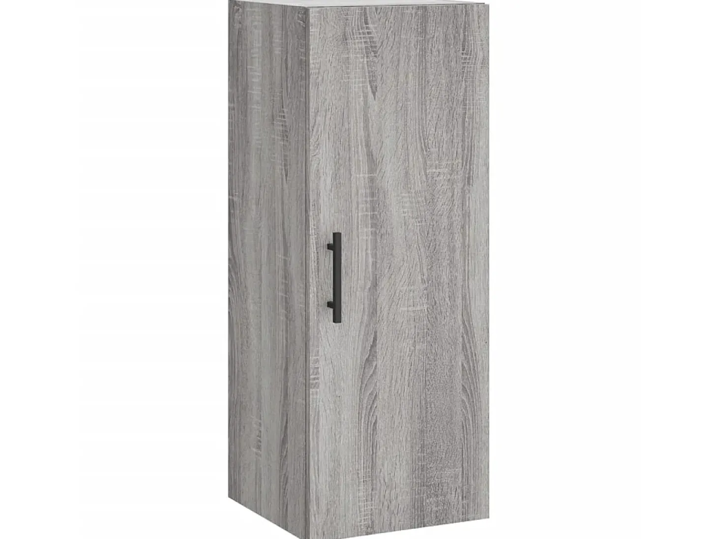 Aparador alto madera contrachapada gris Sonoma 34,5x34x180 cm ES17105