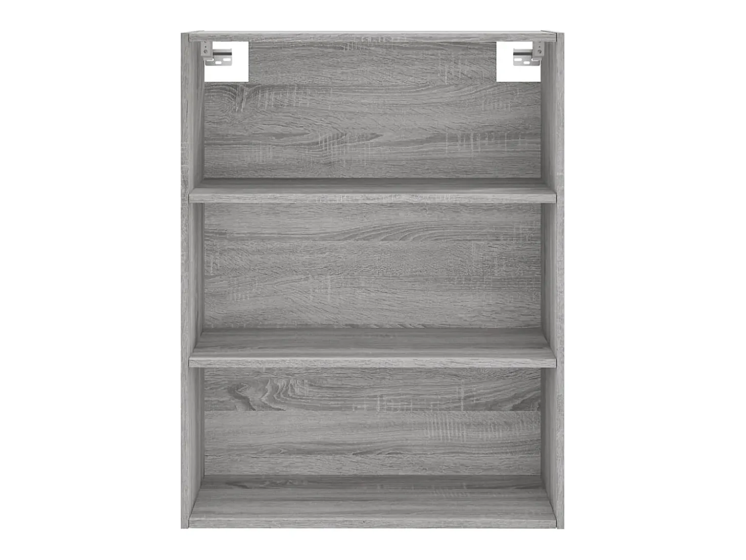 Aparador alto madera contrachapada gris sonoma 69,5x34x180 cm