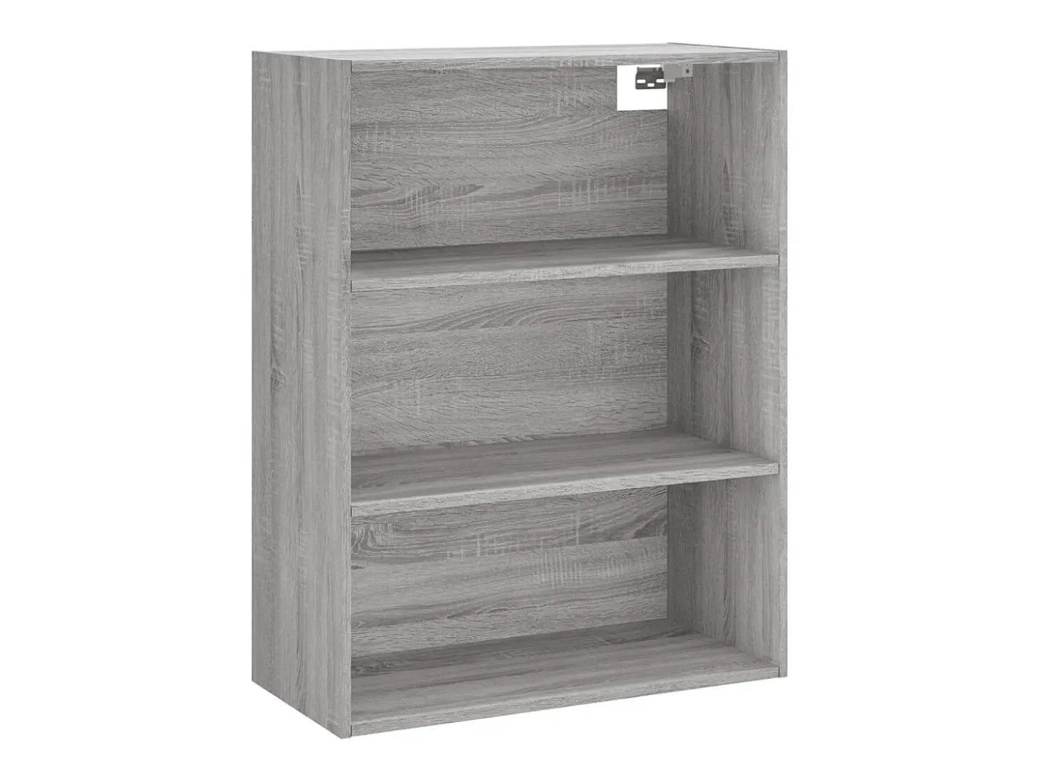 Aparador alto madera contrachapada gris sonoma 69,5x34x180 cm