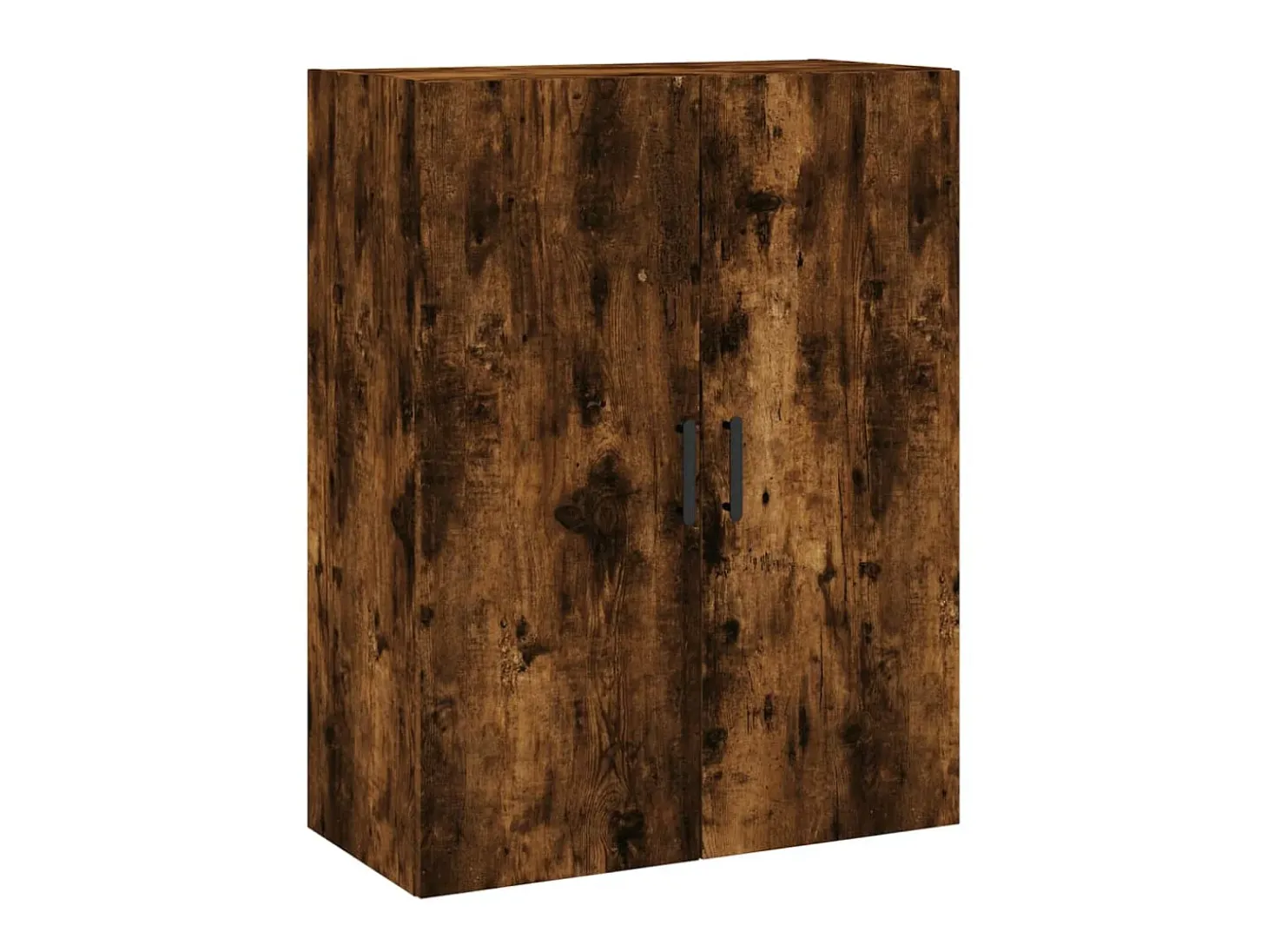 Aparador alto madera contrachapada roble ahumado 69,5x34x180 cm ES54734