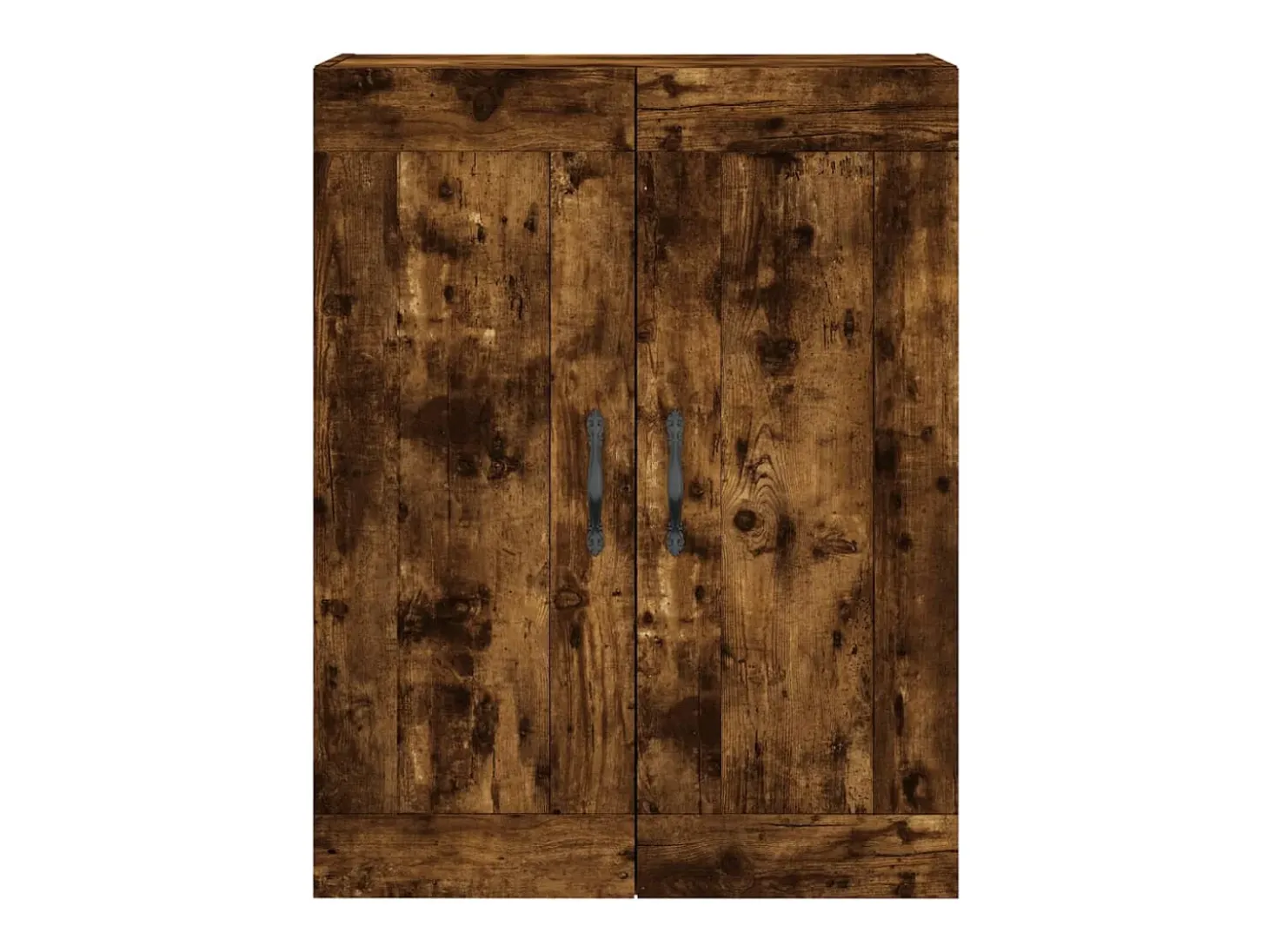 Aparador alto madera contrachapada roble ahumado 69,5x34x180 cm