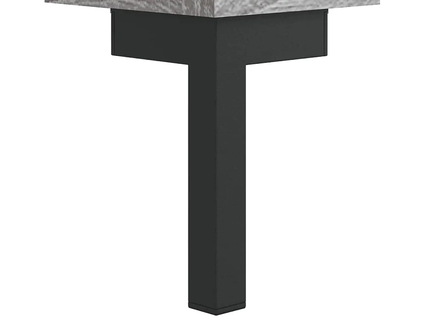 Aparador alto madera contrachapada gris sonoma 69,5x34x180 cm