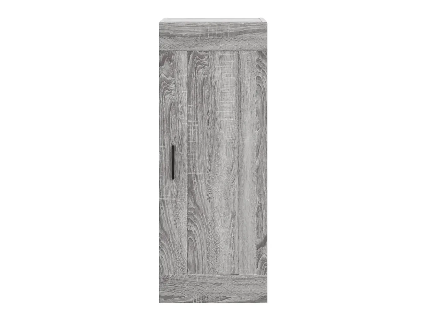 Aparador alto madera contrachapada gris Sonoma 34,5x34x180 cm