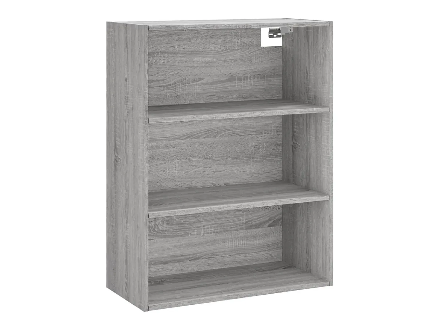 Aparador alto madera contrachapada gris sonoma 69,5x34x180 cm