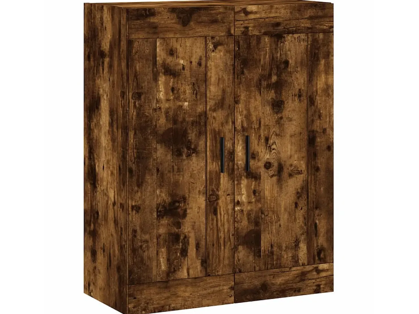 Aparador alto madera contrachapada roble ahumado 69,5x34x180 cm ES97864