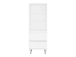Aparador alto madera contrachapada blanco 40x36x110 cm ES35373