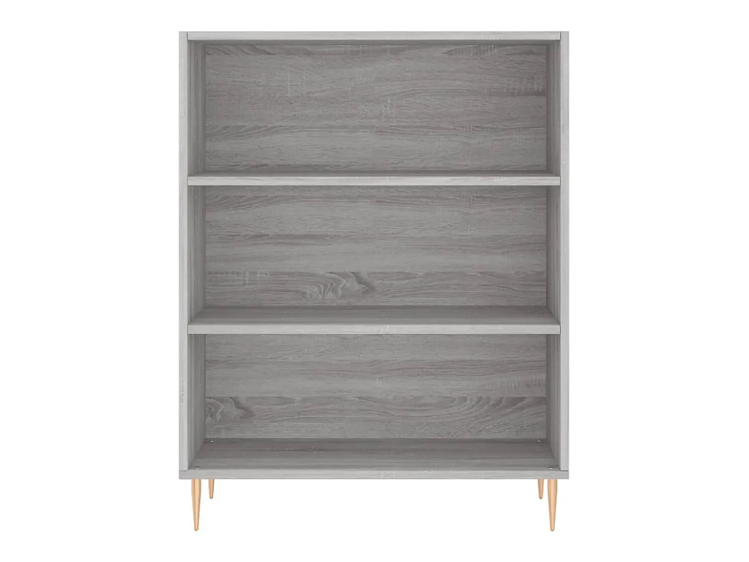 Aparador alto madera contrachapada gris sonoma 69,5x34x180 cm