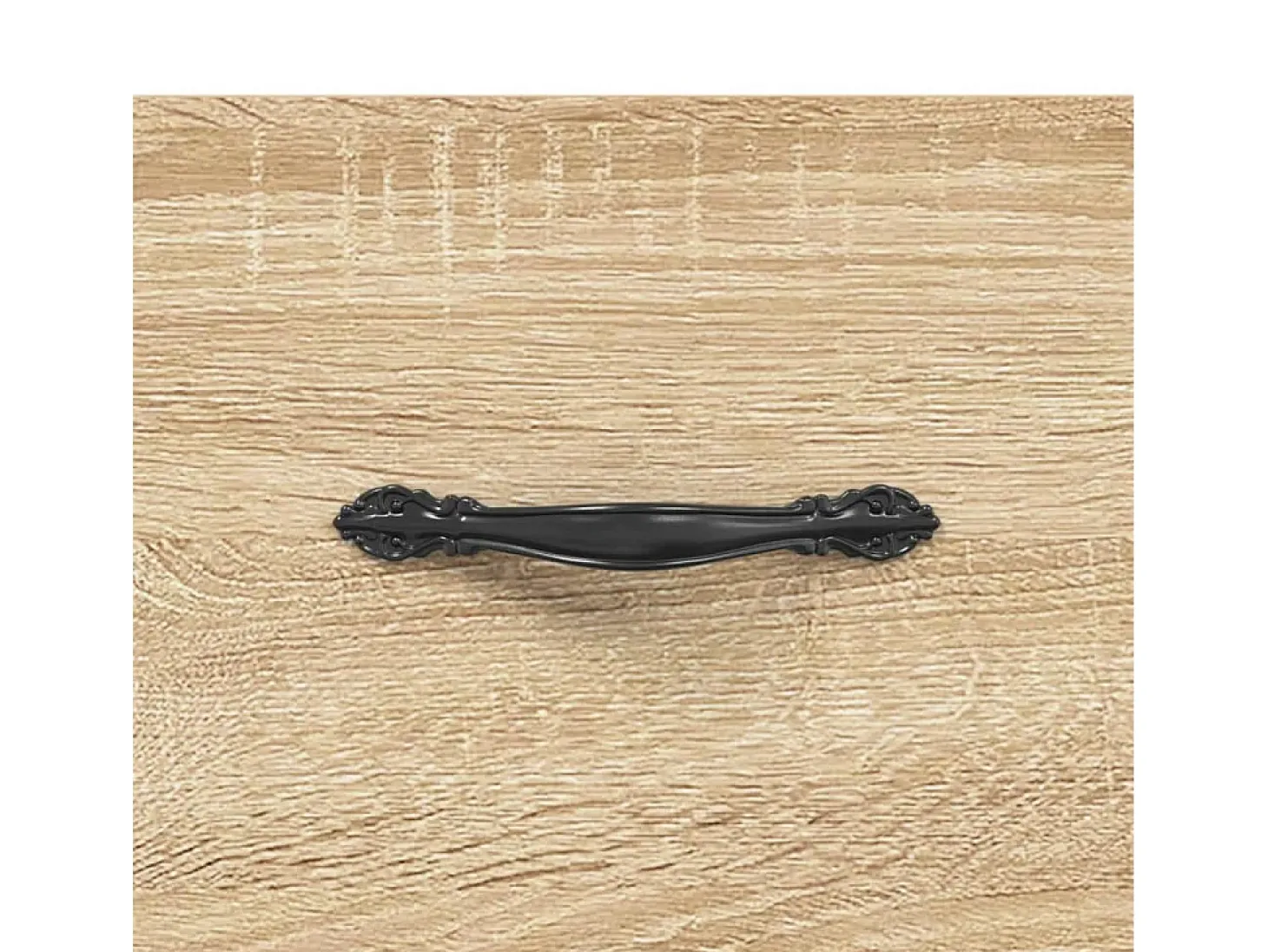 Aparador alto madera contrachapada color roble 69,5x34x180 cm