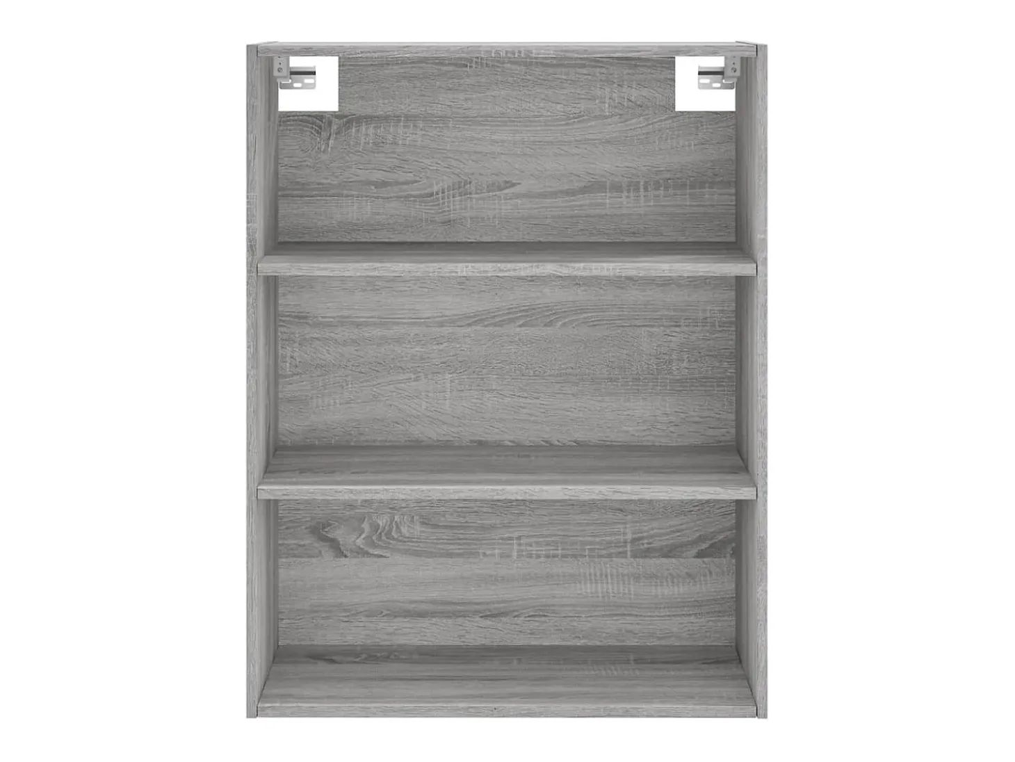 Aparador alto madera contrachapada gris sonoma 69,5x34x180 cm