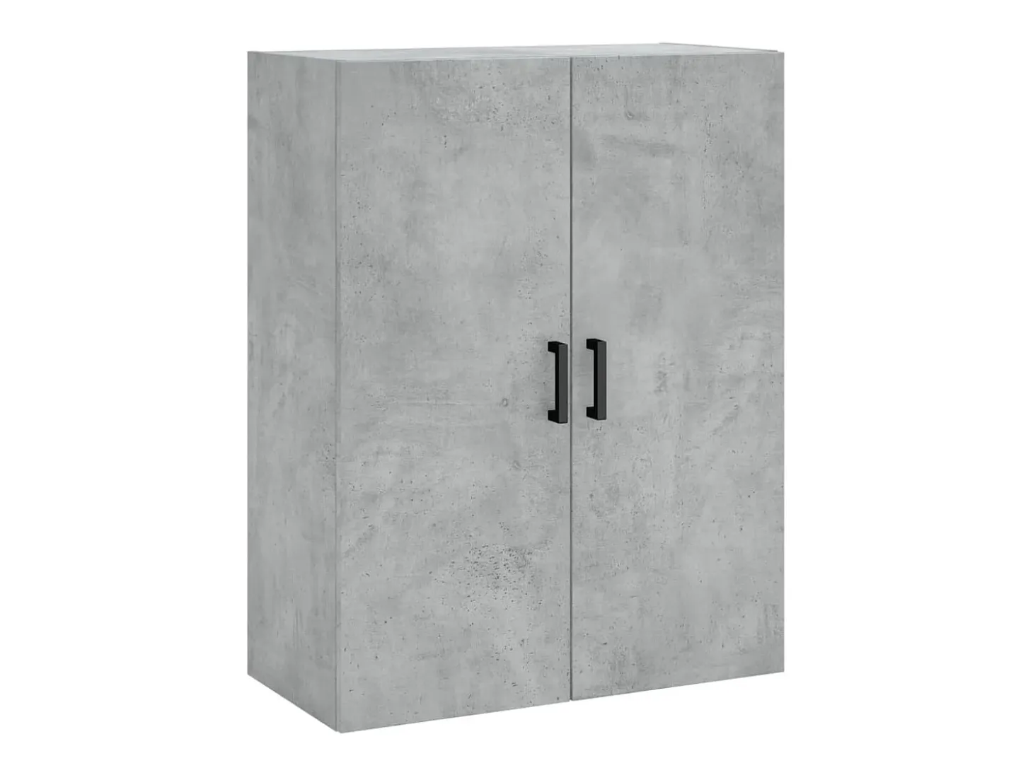 Aparador alto madera contrachapada gris hormigón 69,5x34x180 cm ES83301