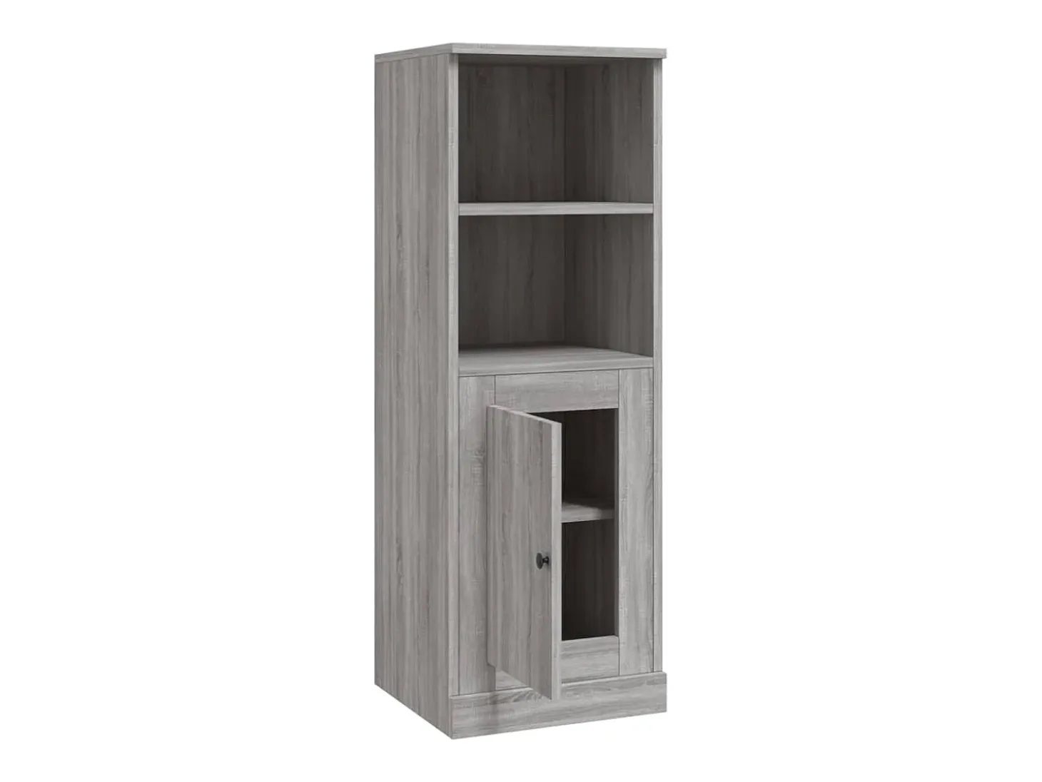 Aparador alto madera contrachapada gris Sonoma 36x35,5x103,5 cm
