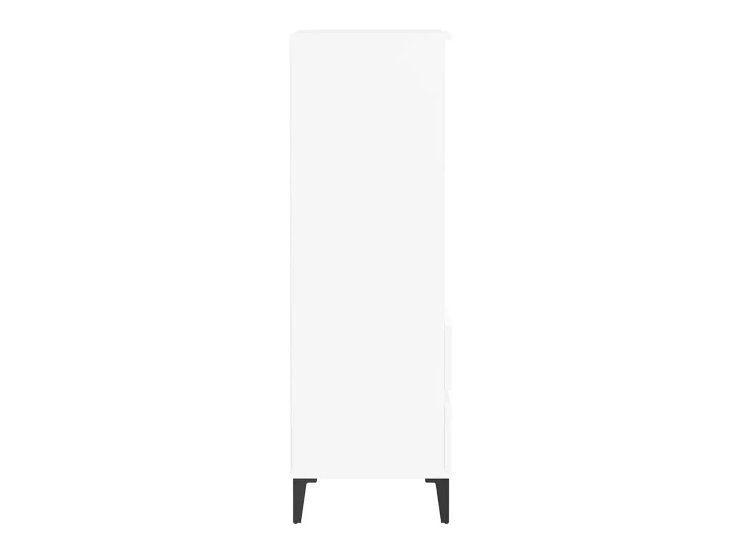 Aparador alto madera contrachapada blanco 40x36x110 cm ES43465