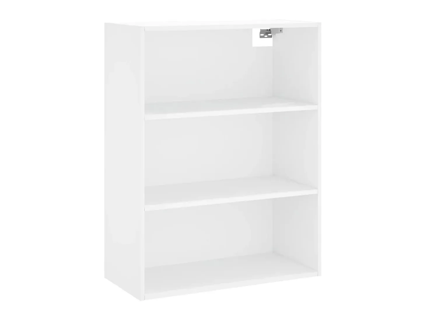 Aparador alto madera contrachapada blanco 69,5x34x180 cm ES59995