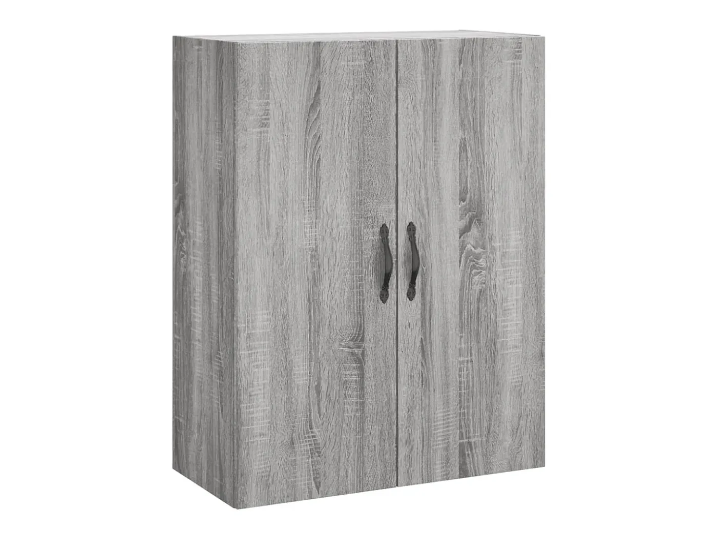 Aparador alto madera contrachapada gris sonoma 69,5x34x180 cm ES20583
