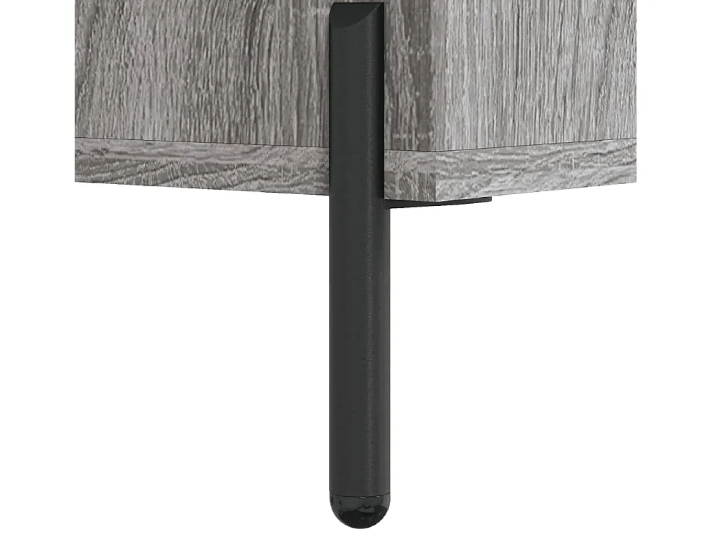 Aparador alto madera contrachapada gris sonoma 69,5x34x180 cm