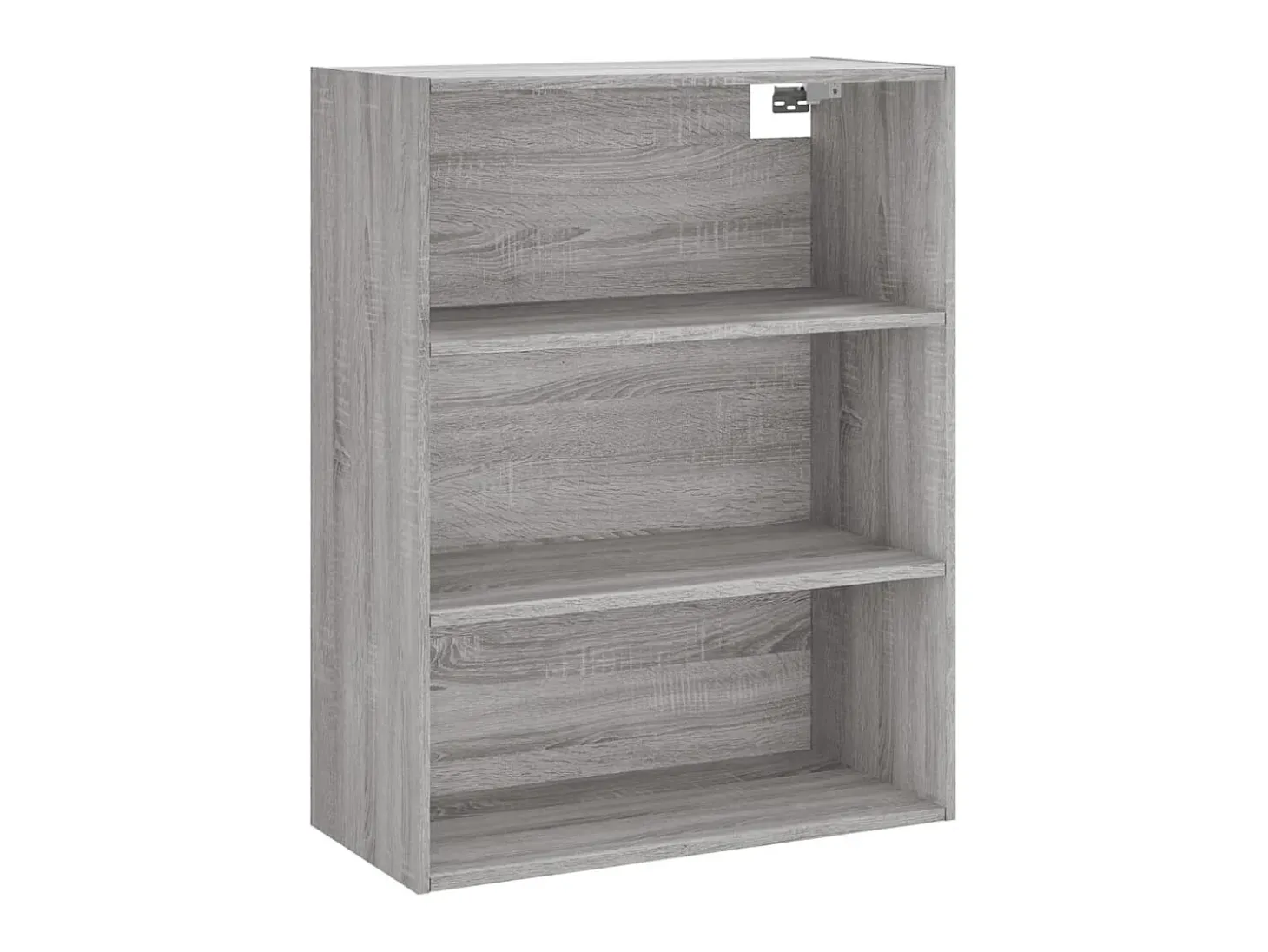 Aparador alto madera contrachapada gris sonoma 69,5x34x180 cm ES24995