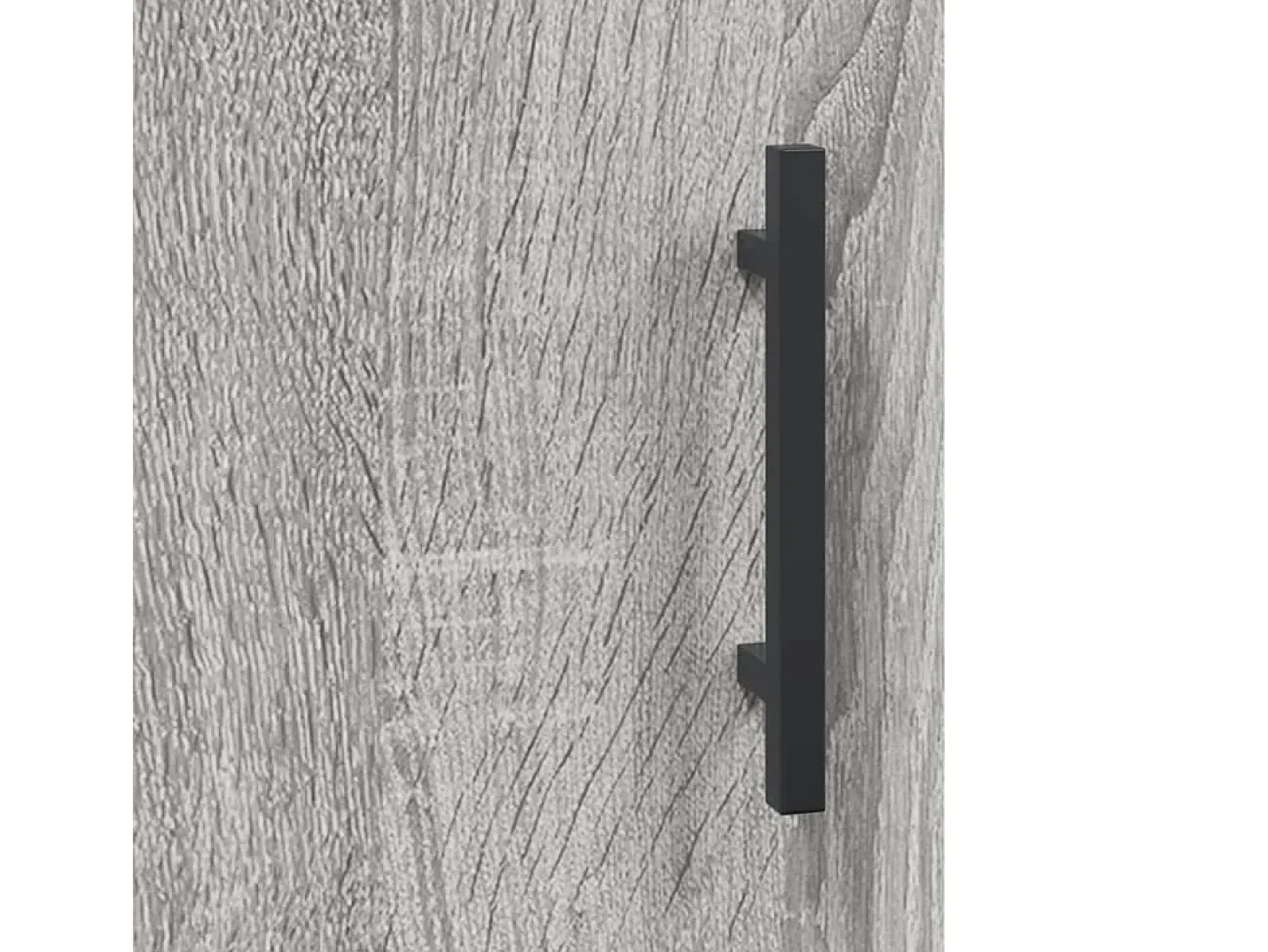 Aparador alto madera contrachapada gris Sonoma 34,5x34x180 cm