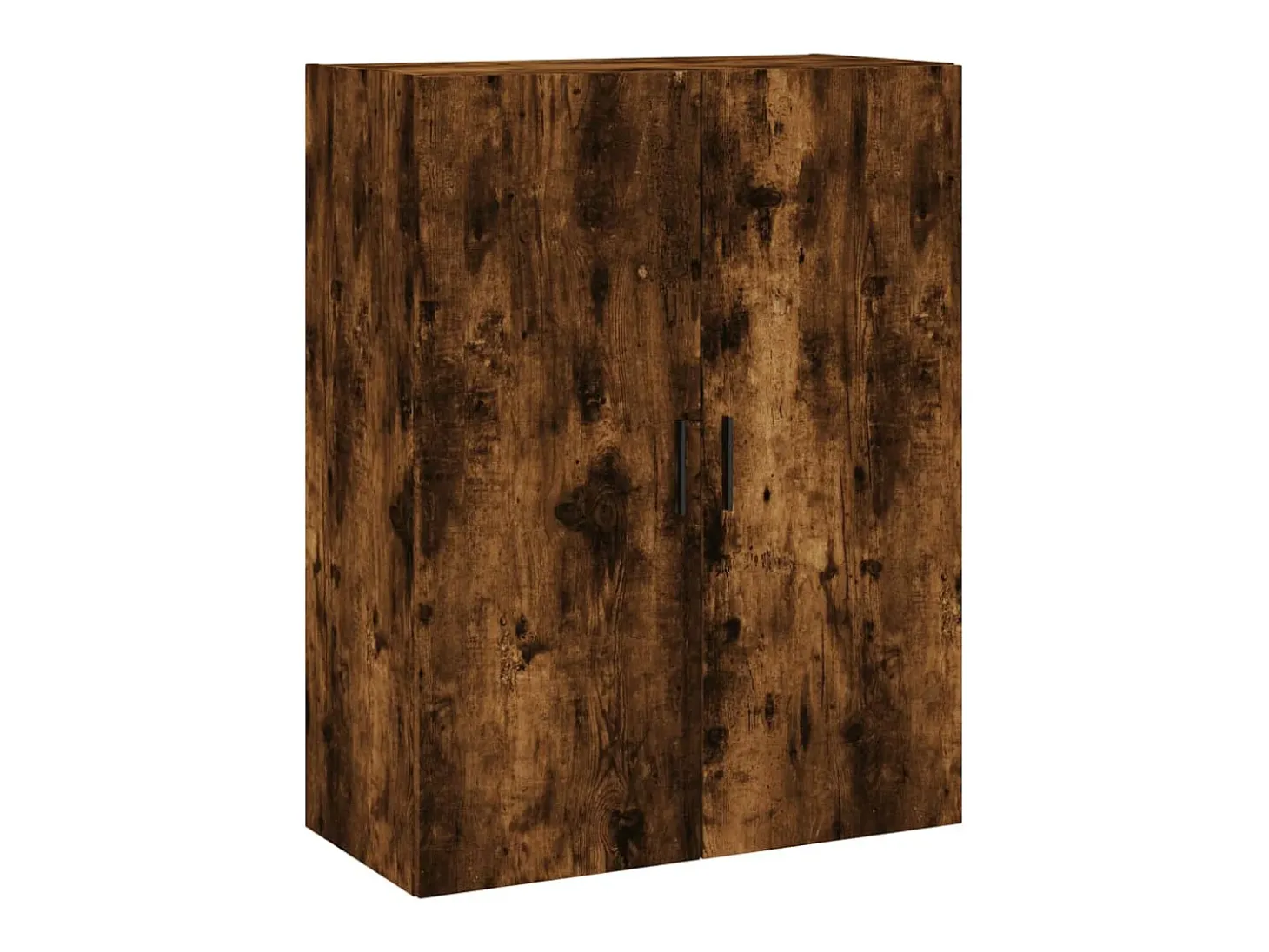 Aparador alto madera contrachapada roble ahumado 69,5x34x180 cm ES22477