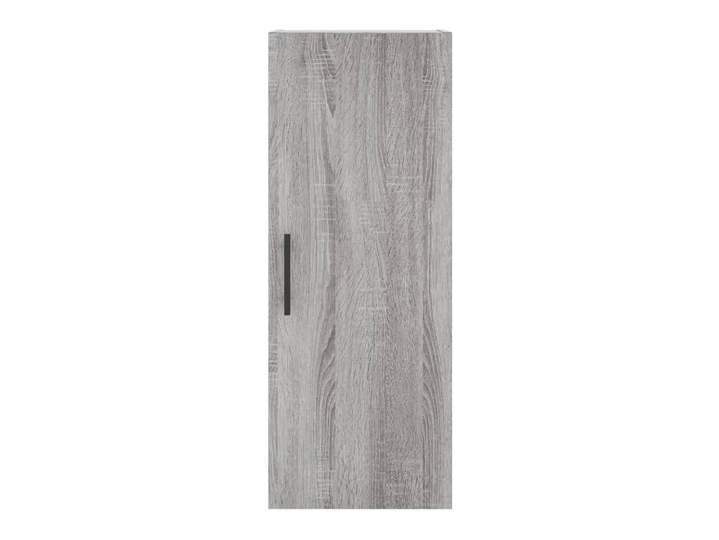 Aparador alto madera contrachapada gris Sonoma 34,5x34x180 cm