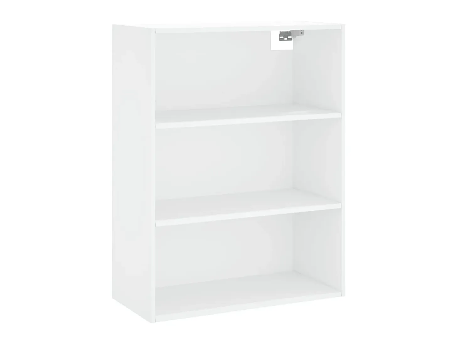 Aparador alto madera contrachapada blanco 69,5x34x180 cm ES53588