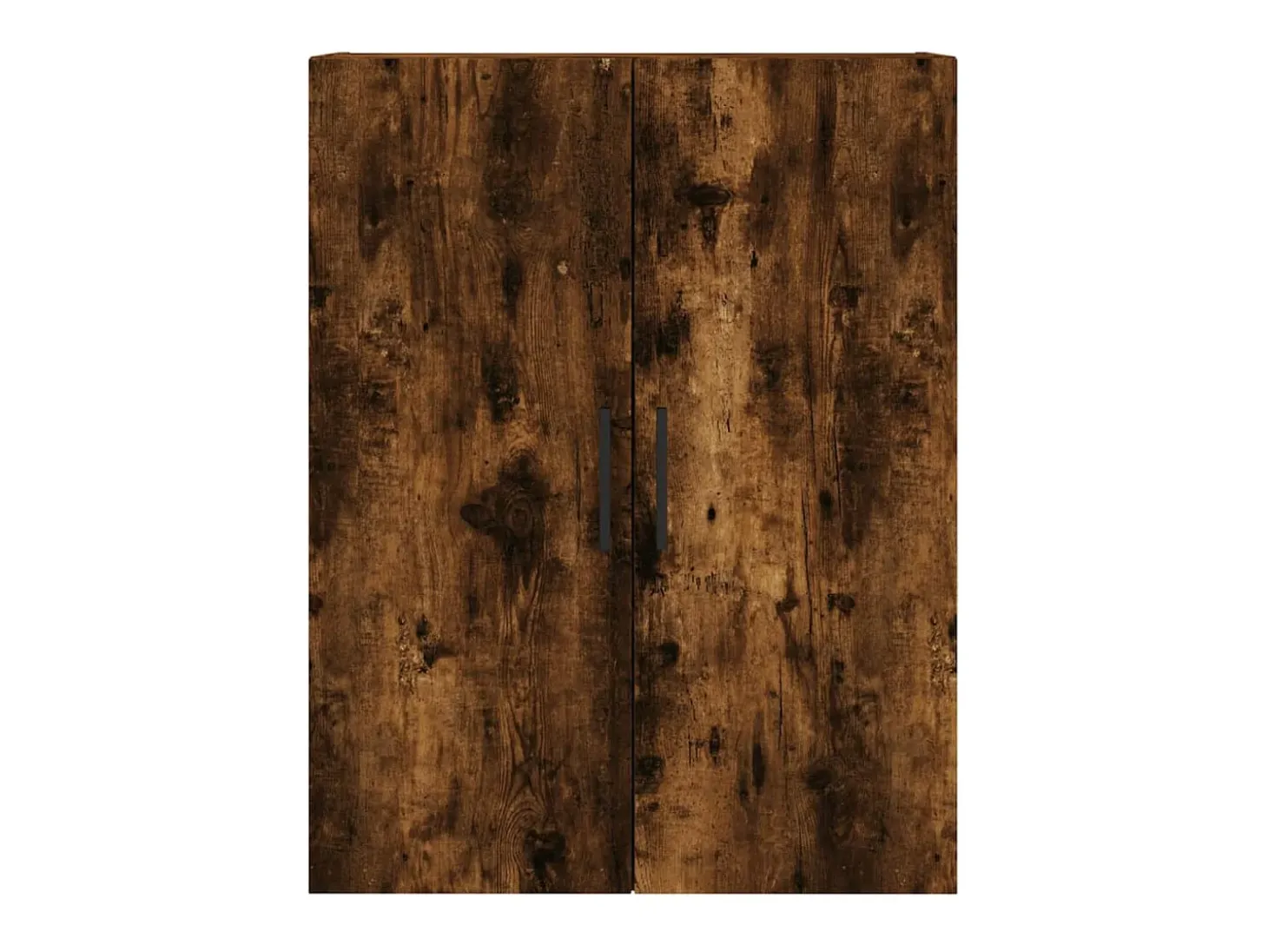 Aparador alto madera contrachapada roble ahumado 69,5x34x180 cm