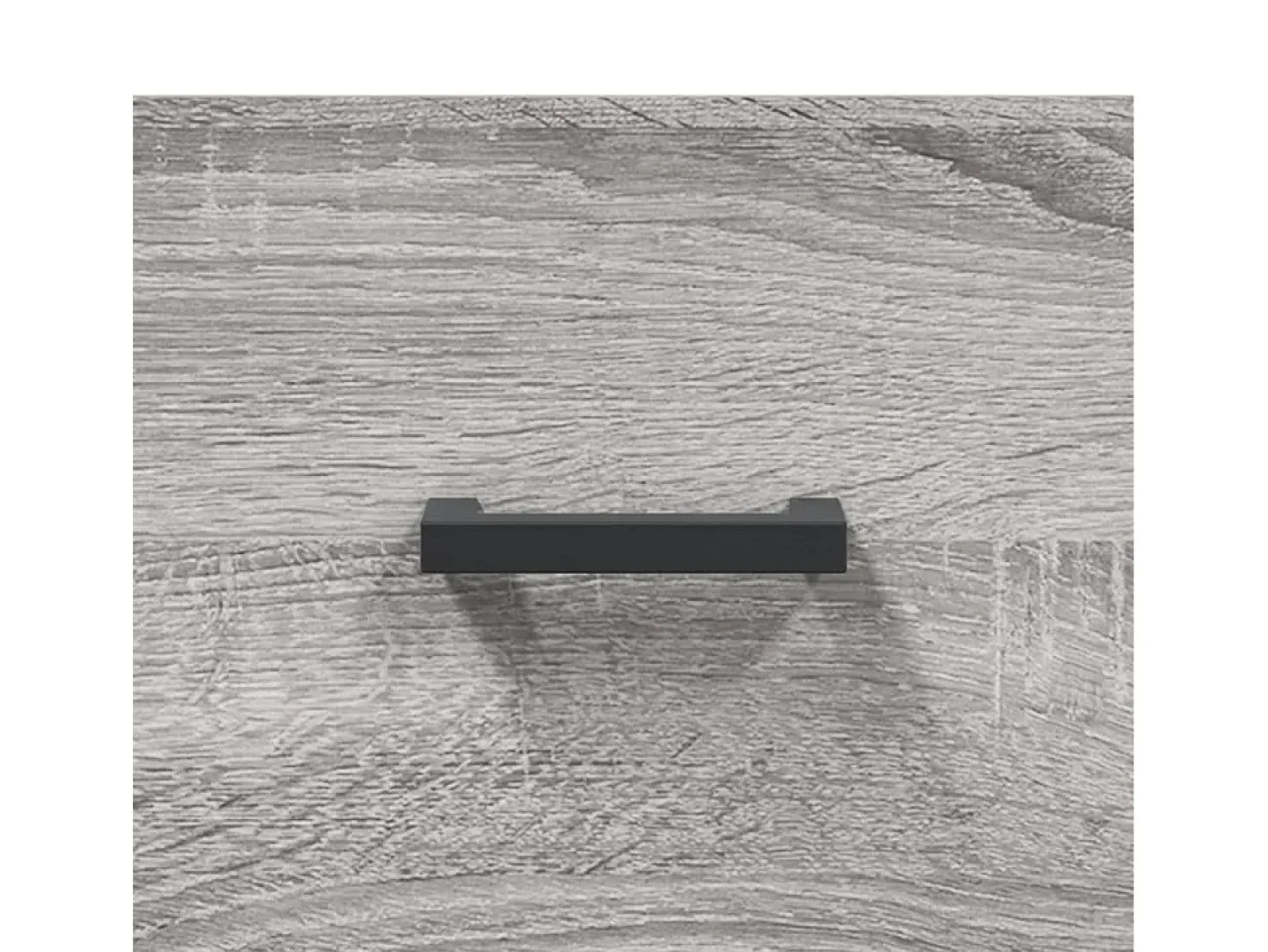 Aparador alto madera contrachapada gris sonoma 69,5x34x180 cm