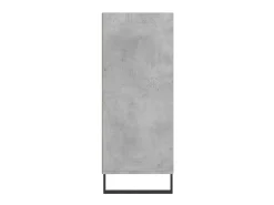 Aparador alto madera de ingeniería gris hormigón 57x35x90 cm ES39522