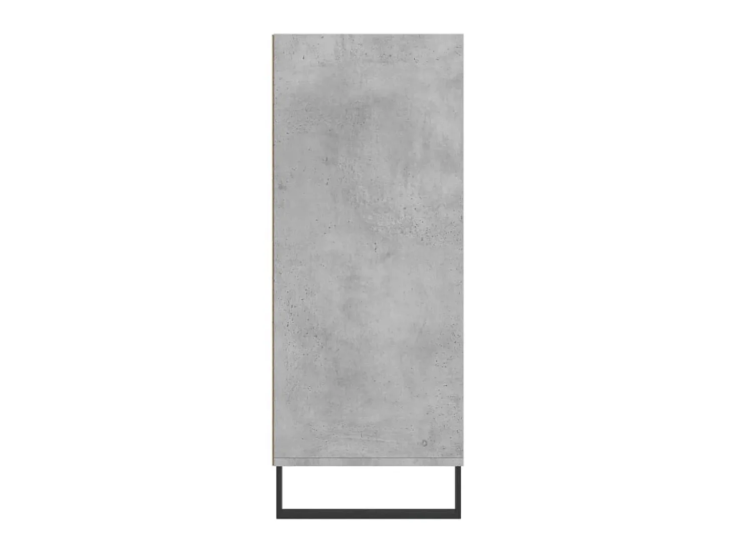 Aparador alto madera de ingeniería gris hormigón 57x35x90 cm ES39522