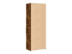 Aparador alto madera de ingeniería roble ahumado 70x42,5x185 cm
