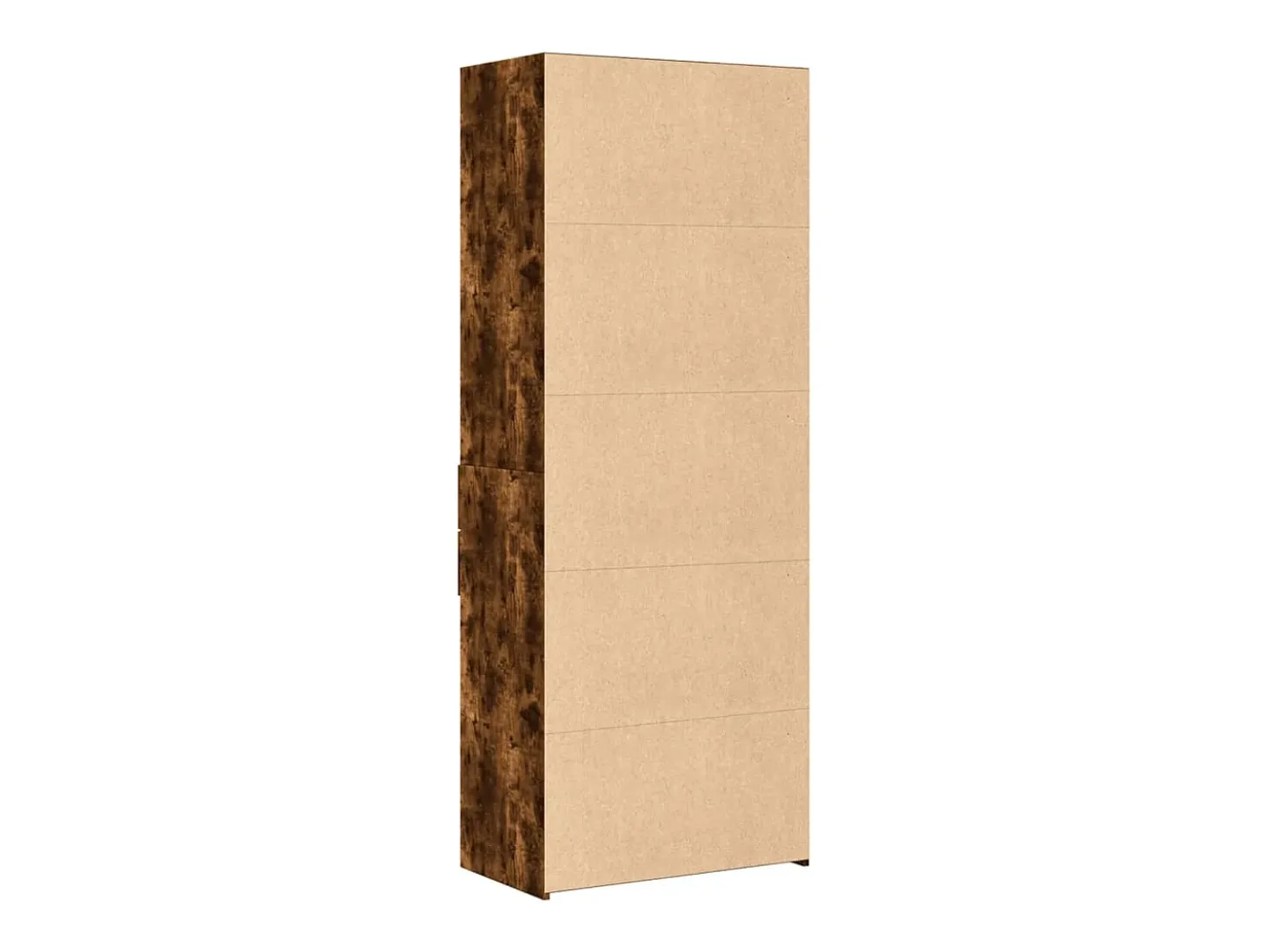 Aparador alto madera de ingeniería roble ahumado 70x42,5x185 cm
