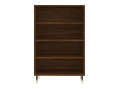 Aparador alto madera de ingeniería marrón roble 57x35x90 cm