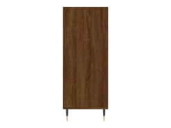 Aparador alto madera de ingeniería marrón roble 57x35x90 cm