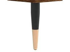 Aparador alto madera de ingeniería marrón roble 57x35x90 cm