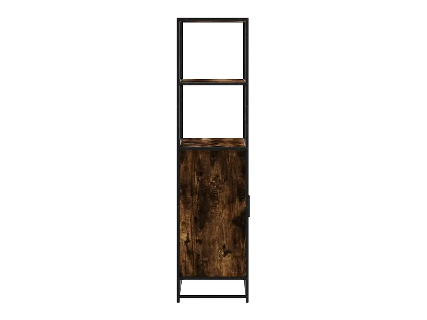 Aparador alto madera de ingeniería y metal 68x35x139 cm
