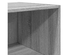 Aparador alto madera de ingeniería gris Sonoma 50x41x185 cm