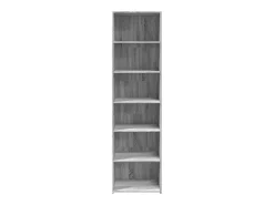 Aparador alto madera de ingeniería gris Sonoma 50x41x185 cm