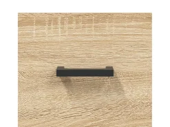 Aparador alto madera de ingeniería roble Sonoma 69,5x31x115 cm