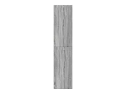 Aparador alto madera de ingeniería gris Sonoma 45x41x185 cm