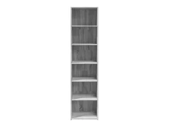 Aparador alto madera de ingeniería gris Sonoma 45x41x185 cm