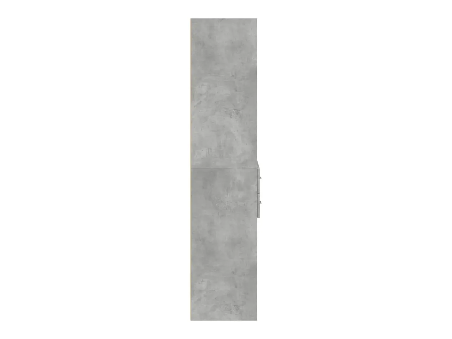 Aparador alto madera de ingeniería gris hormigón 70x42,5x185 cm